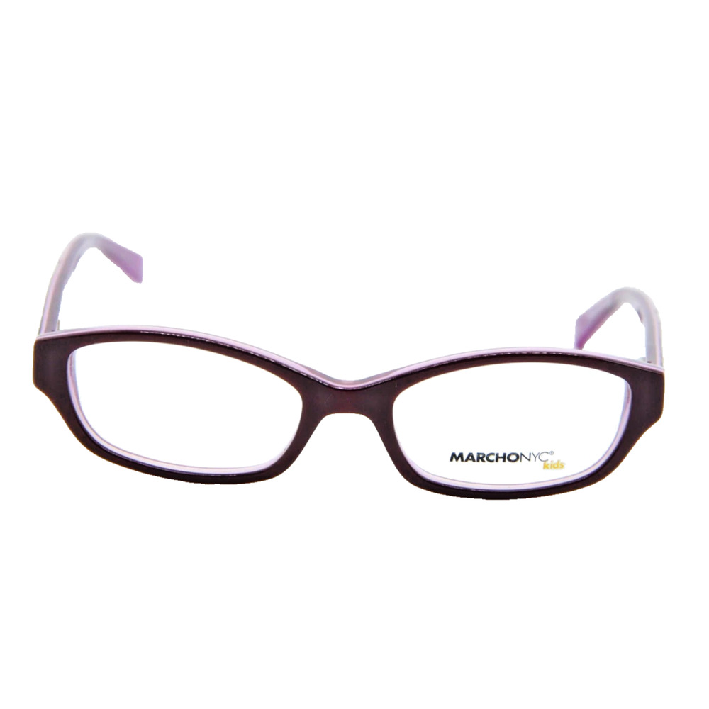 MARCHON NYC JUNIOR AVA 616 BROWN PURPLE KIDS EYEGLASSES 43-15-125